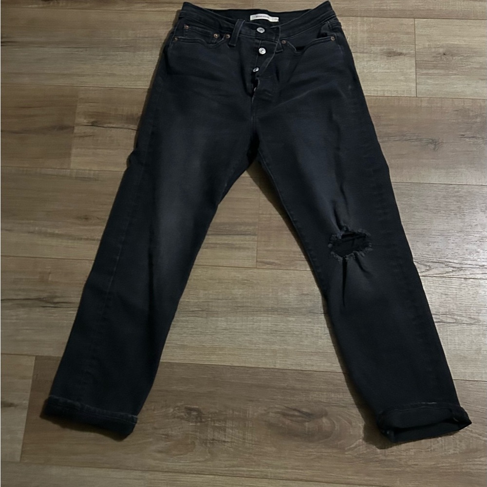 Levi's Black Ankle & Cropped Women's Jeans